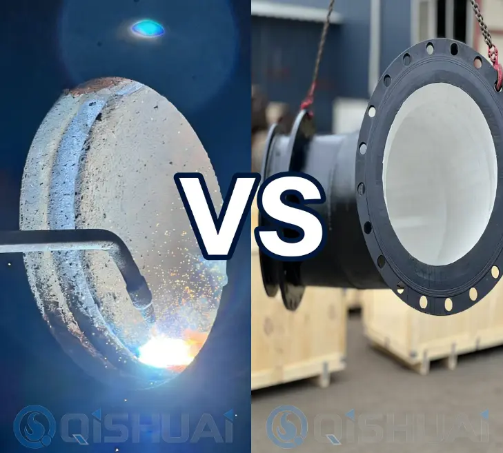 Análisis en profundidad de Shandong Qishuai: Guía de selección de tuberías superpuestas de carburo de cromo y tuberías revestidas de cerámica de alúmina, adecuadas para condiciones de alta abrasión en todas las industrias